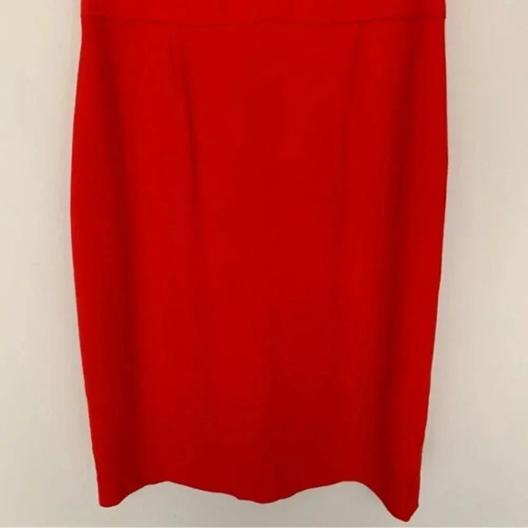 Kate Spade Raya Dress Red Midi Wool Cap Sleeve 8 - Picture 14 of 14